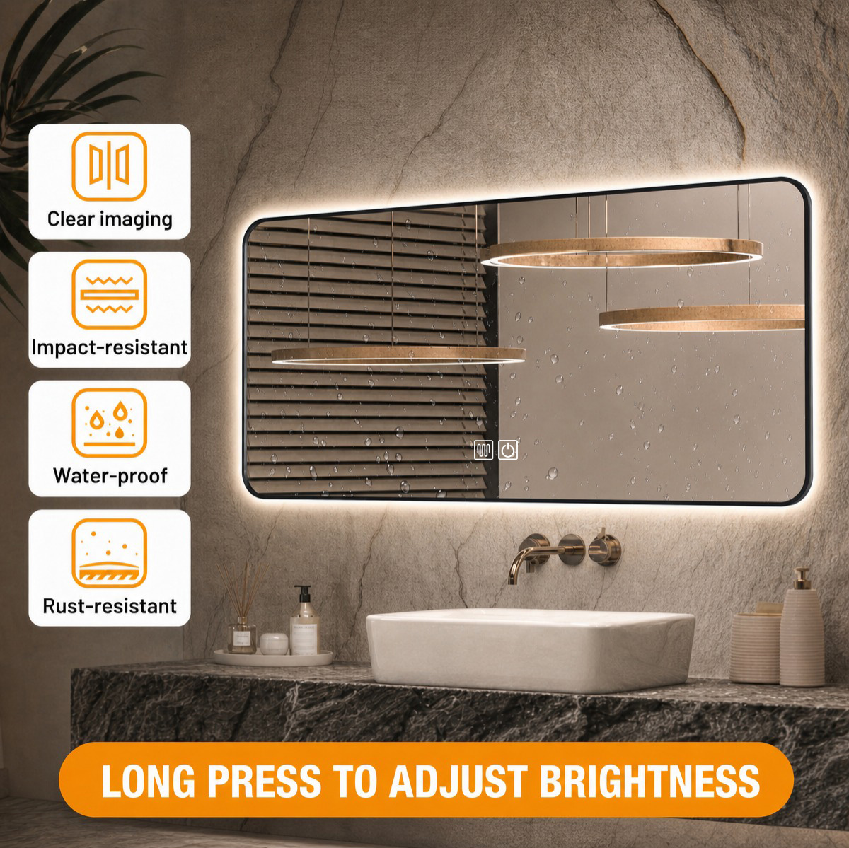clear imaging, impact-resistant, waterproof, rust-resistant