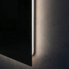 Sleek Vertical Rectangular Back‑Glow Bathroom Mirror, Soft Surround Back Lighting, Touch‑Controlled Wall‑Mounted Vanity Mirror For Modern Home Bath Spaces