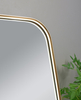 Freestanding Full‑Body LED Floor Mirror Gold Aluminum Frame Touch Control