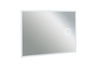 Outer Sandblasted Frame Smart LED Vanity Mirror Built‑in Magnifying Function Wall Mounted