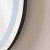 Contemporary Crystal Clear Glass Demister 60X80 Round Illuminated LED Mirror