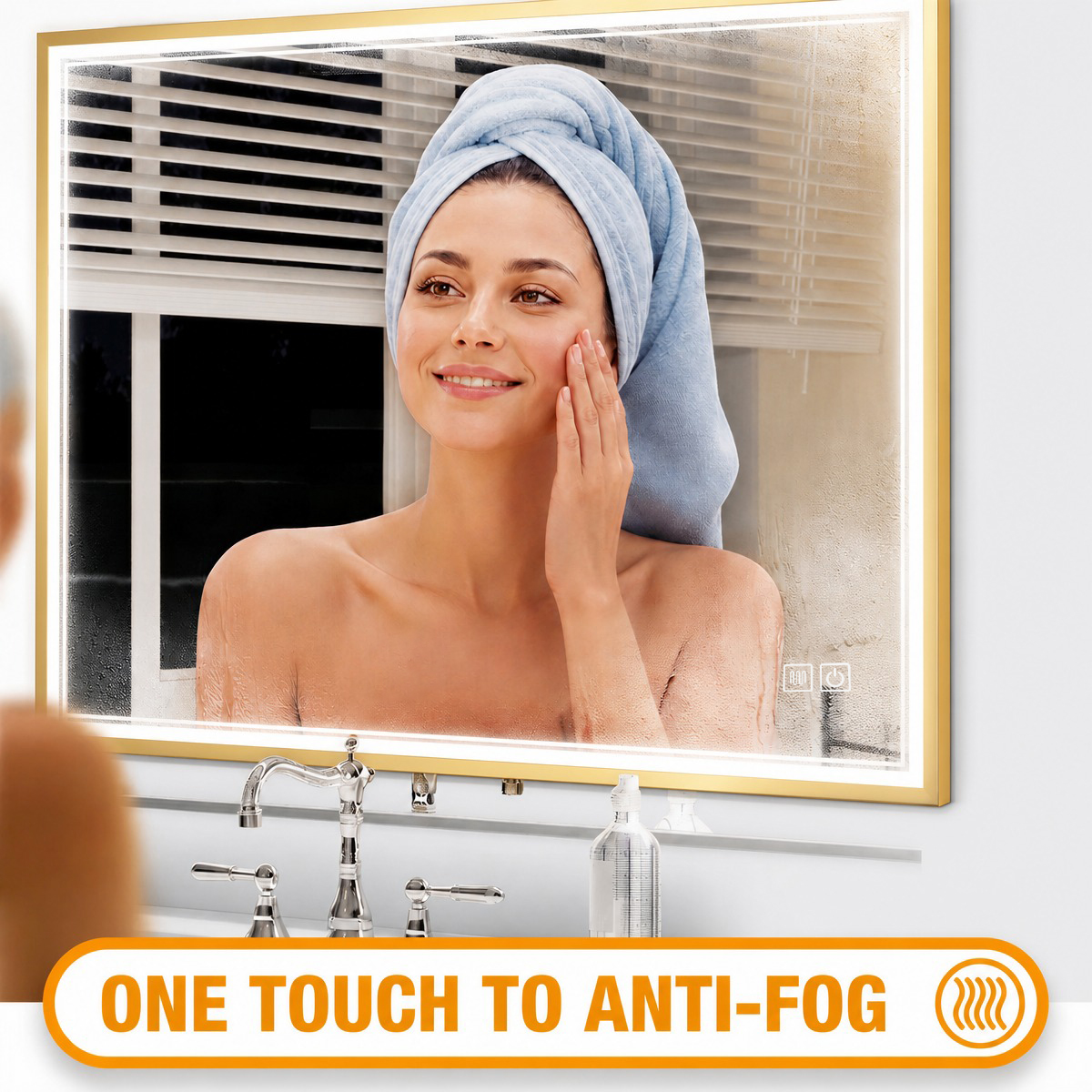 one touch to anti-fog