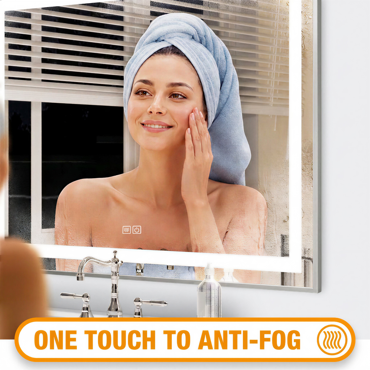 one touch to anti-fog
