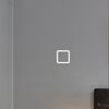 Touch Screen Bath Decorative Wall Mounted LED Illuminated Rectangle Smart Mirror