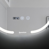 Spremium Wall‑Mounted Oblong LED Vanity Mirror Dimmable Light For Modern Bathroom