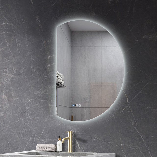 Art Mirror Warm Light Illuminated LED Lighting Bathroom Makeup Cosmetic Mirror Espejos