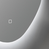ETL CE Home Decoration Irregular Frameless Smart Glass LED Bathroom Wall Mirror