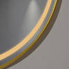 Espejo Intelligent Golden Framed LED Bathroom Smart Anti-Fog LED Mirror for Vanity