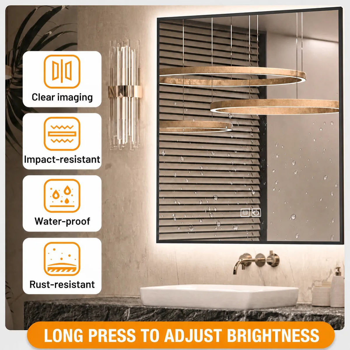clear imaging, impact-resistant, waterproof, rust-resistant