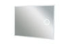 Outer Sandblasted Frame Smart LED Vanity Mirror Built‑in Magnifying Function Wall Mounted
