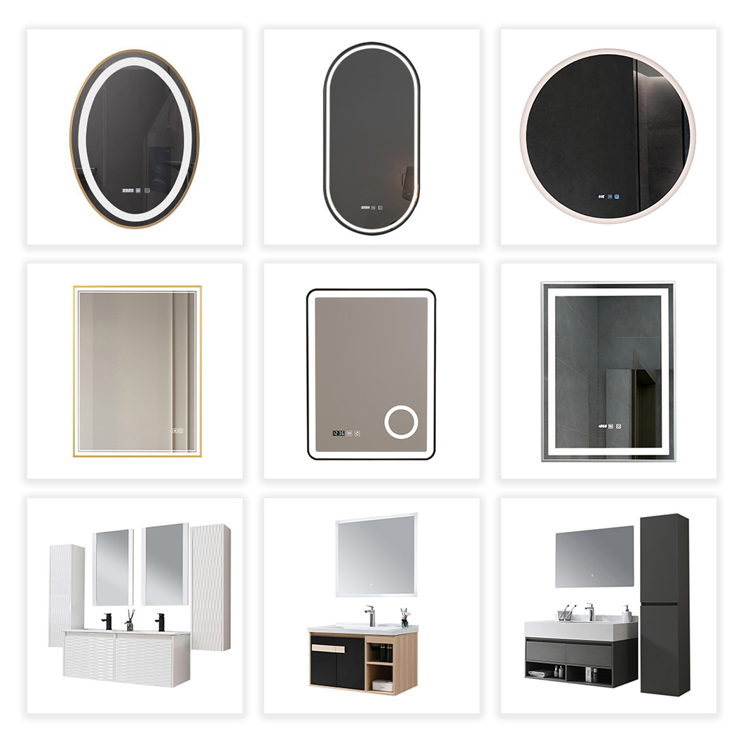 LED mirror and bathroom vanity