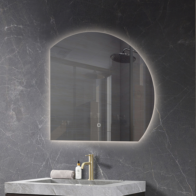 Touch Screen Bath Decorative Wall Mounted LED Illuminated Rectangle Smart Mirror