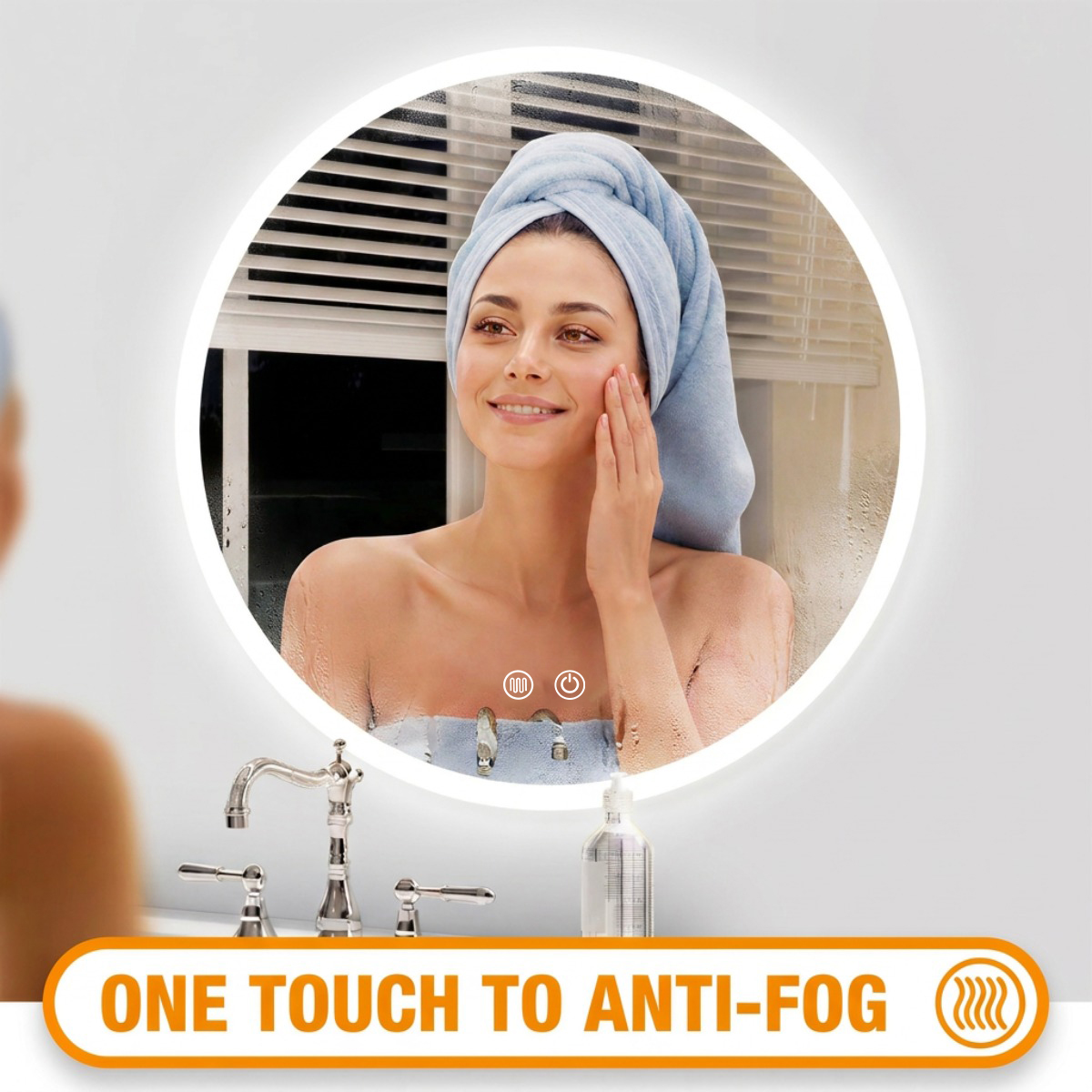 one touch to anti-fog