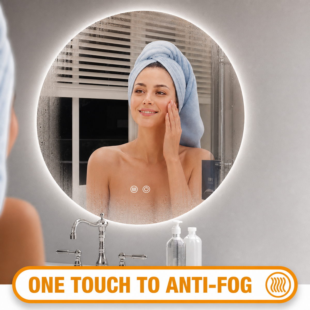 one touch to anti-fog