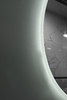 Circular LED Vanity Mirror Surround Backlit Light Minimalist White Border For Bathroom Wall Decor