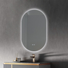 Classic LED Bathroom Wall Mirror with Customizable Light Features for Vanity Espejos