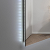Touch Screen Bath Decorative Wall Mounted LED Illuminated Rectangle Smart Mirror