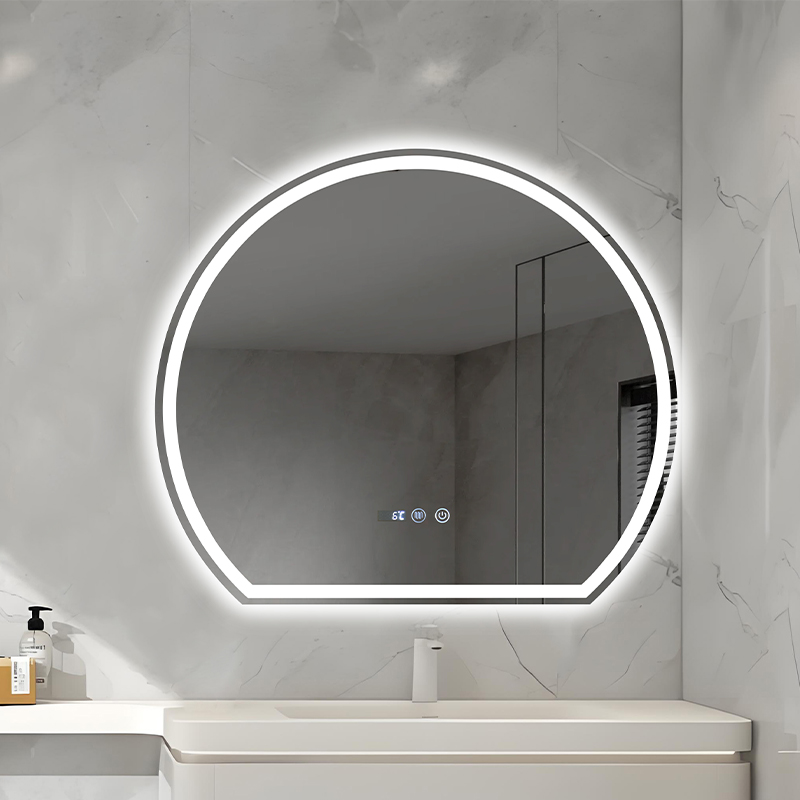 Spremium Special Shaped Round LED Vanity Mirror Wall Mounted For Bathroom