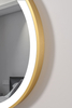 Wall‑Mounted Capsule‑Shaped Smart LED Vanity Mirror Touch Control For Bathroom