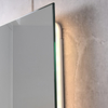 Sleek Vertical Rectangular Back‑Glow Bathroom Mirror, Soft Surround Back Lighting, Touch‑Controlled Wall‑Mounted Vanity Mirror For Modern Home Bath Spaces