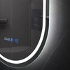 Best Selling Bathroom Mirror Dimmable Three Colors Time Display Brightness LED Mirror