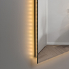 Touch Screen Bath Decorative Wall Mounted LED Illuminated Rectangle Smart Mirror