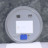 CE Round Sandblasted Modern Smart Illuminated LED Touch Wall Mounted Home Decor Vanity Makeup Cosmetic Light Bathroom Mirror Espejos