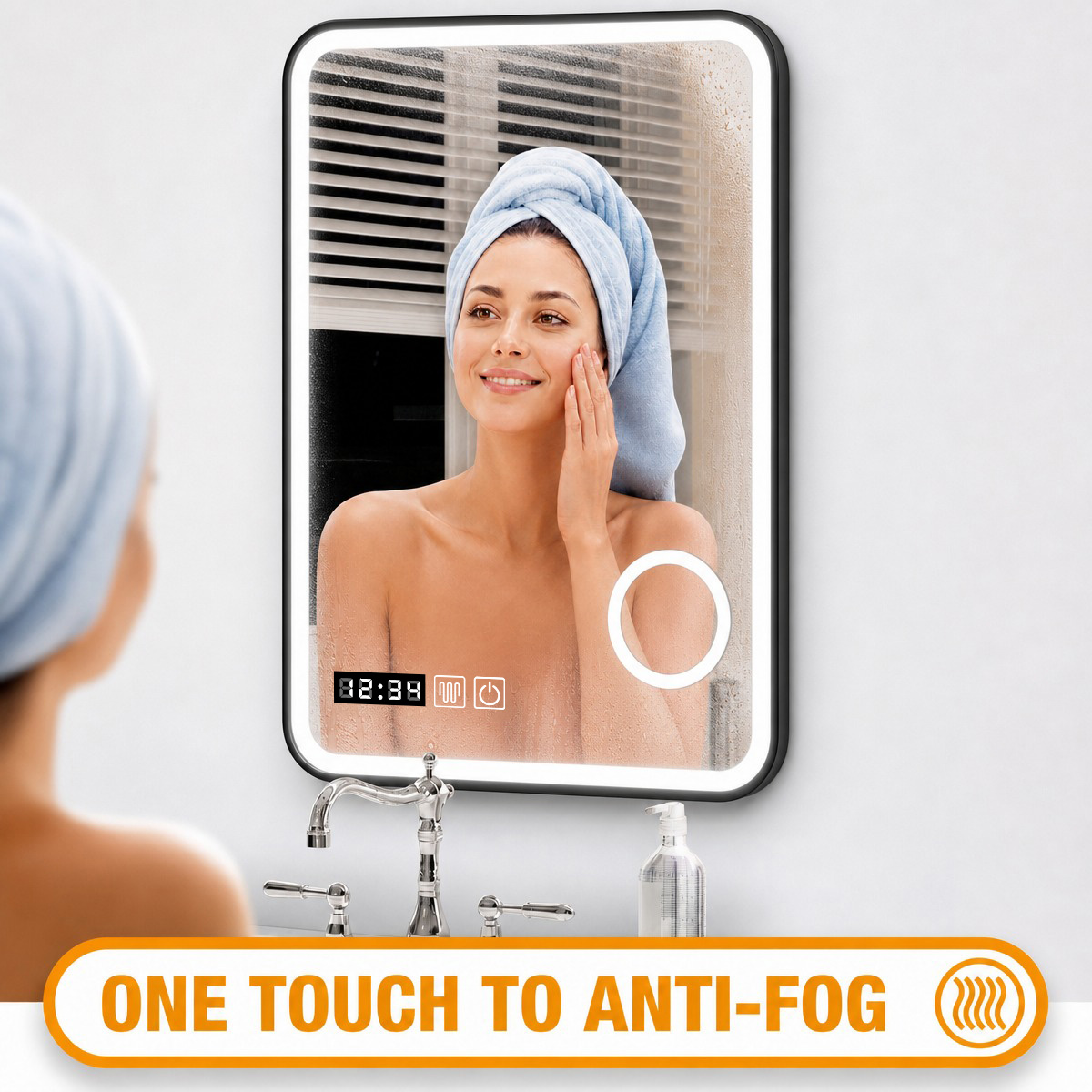 one touch to anti-fog