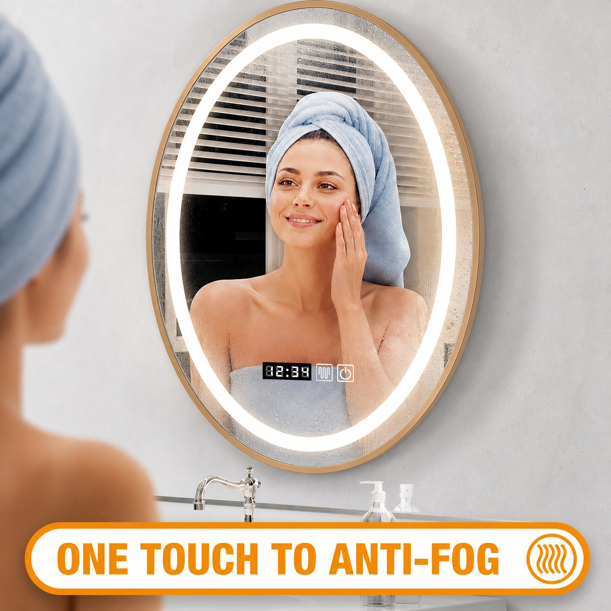 one touch to anti-fog