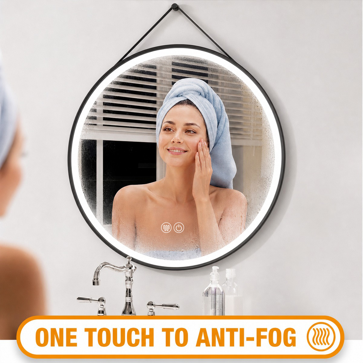 one touch to anti-fog