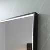 Luxury Backlit Vanity Mirror 35mm Black Frame For Hotel & Apartment Bathroom