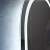 Luxury Oval Smart LED Mirror Touch Control Wall‑Mounted