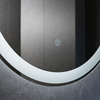 Professional UL ETL Certified 5mm Silver Wall Round Backlit Bathroom LED Mirror