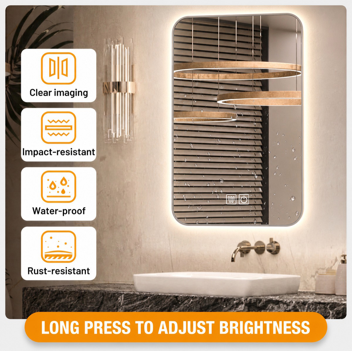 clear imaging, impact-resistant, waterproof, rust-resistant