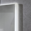Modern Rectangular LED Backlit Bathroom Mirror With Acrylic Frame Touch Control Wall Mounted Smart Vanity Mirror for Home Hotel Bathroom Renovation