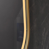 Racetrack Waterproof High-Clarity Water Proof LED 45X90 Mirror for Bathroom