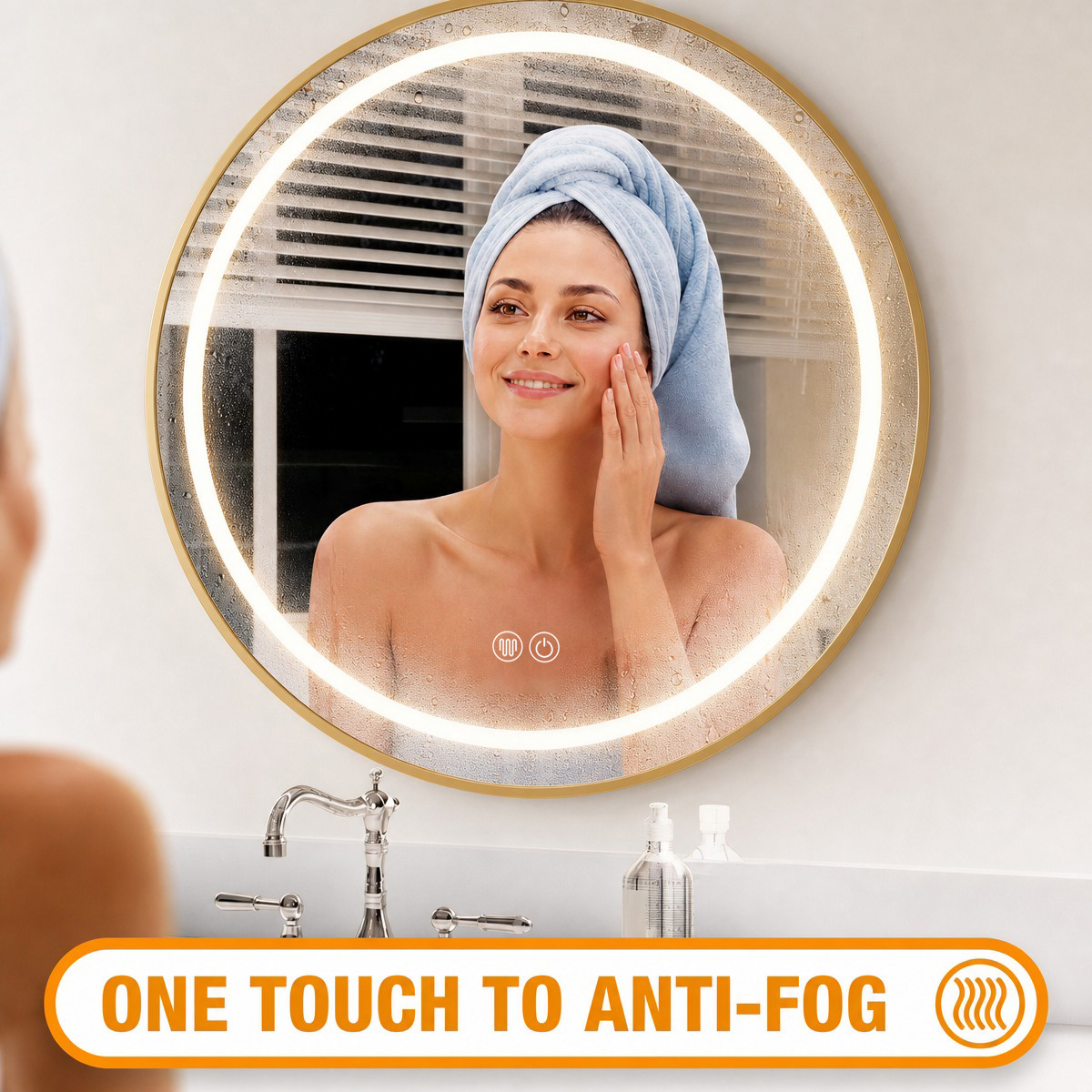 one touch to anti-fog