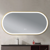 Wall‑Mounted Capsule‑Shaped Smart LED Vanity Mirror Touch Control For Bathroom
