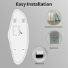 Irregular Free‑Form Wall Mounted LED Backlit Full‑Length Mirror Modern Decorative Standing Mirror With Touch Sensor for Living Room Home Decor