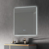 Sleek Vertical Rectangular Back‑Glow Bathroom Mirror, Soft Surround Back Lighting, Touch‑Controlled Wall‑Mounted Vanity Mirror For Modern Home Bath Spaces