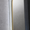 Hotel‑Grade Oval Smart LED Mirror 8mm Gold Aluminium Frame Anti‑Fog