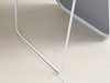 Modern Tall Rounded Edge White Aluminum Frame LED Vanity Mirror Free‑Standing For Bedroom