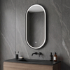 Racetrack Hardwired Factory Price Lighted 45X90 LED Bathroom Mirror