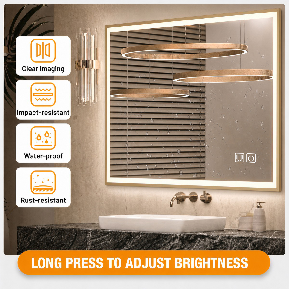 clear imaging, impact-resistant, waterproof, rust-resistant