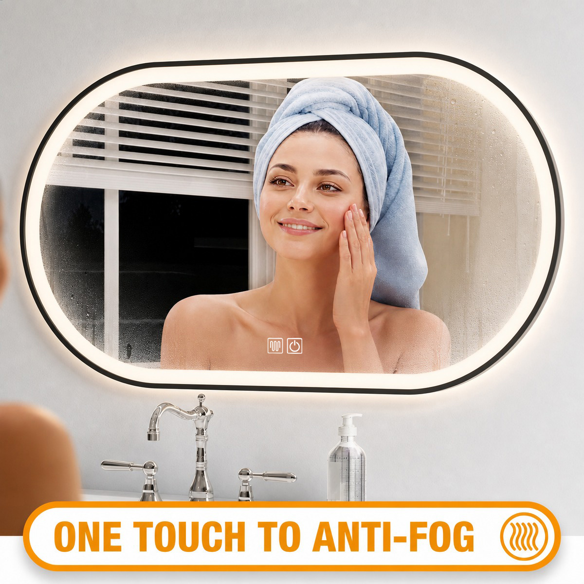 one touch to anti-fog
