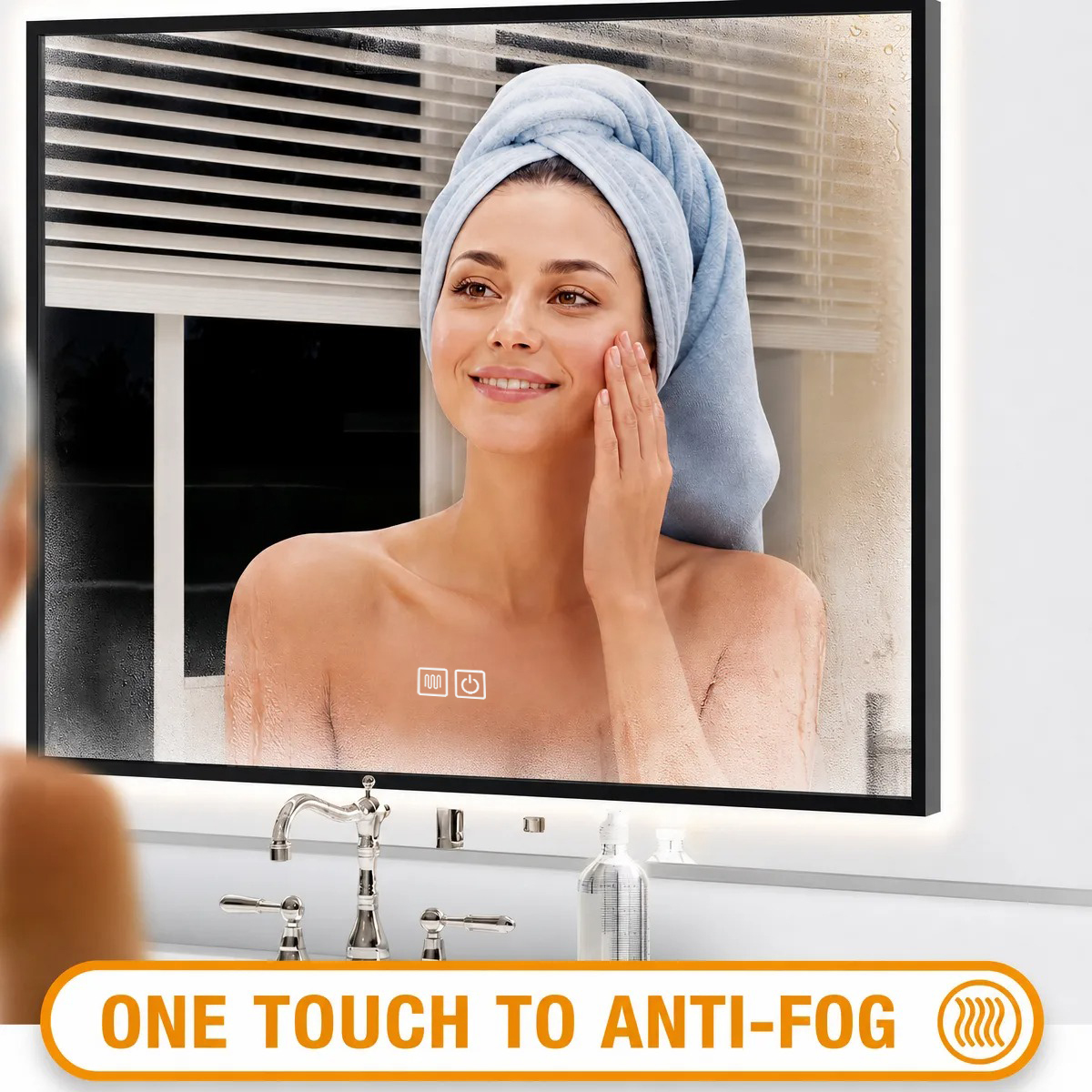 one touch to anti-fog