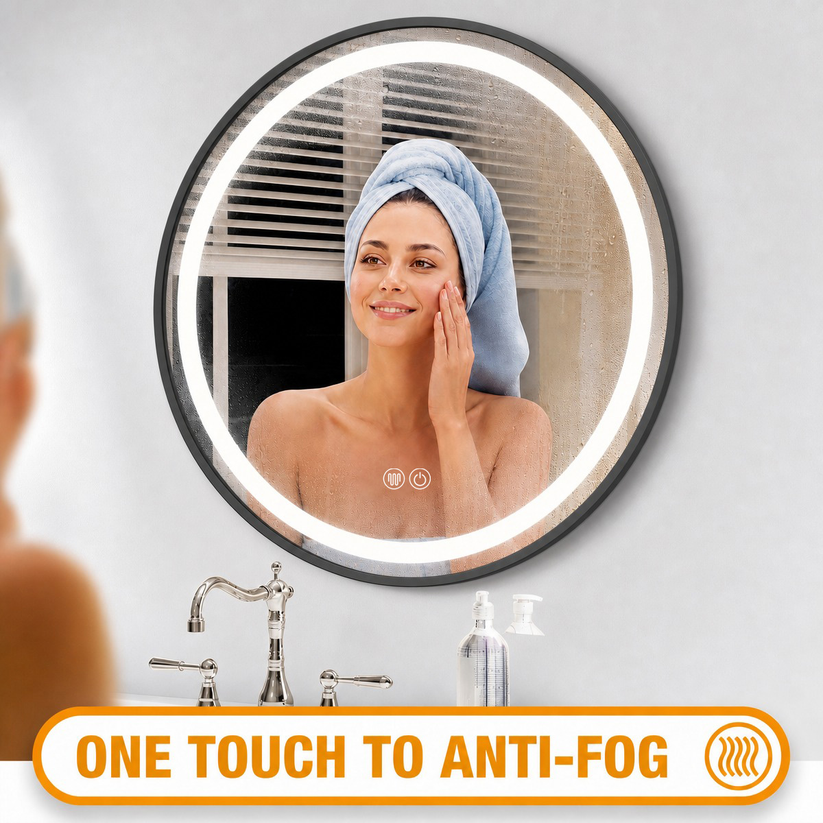 one touch to anti-fog