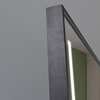 Black Framed LED Full‑Length Standing Mirror With Side Lights