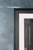 Rectangular Black‑Framed LED Bathroom Mirror With Border Back‑Light & Time Display