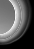 Modern Fluted Round LED Mirror Clear Ribbed Acrylic Frame For Hotel & Home Decor